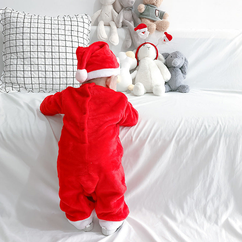Merry Christmas Winter Velvet Suits for Baby