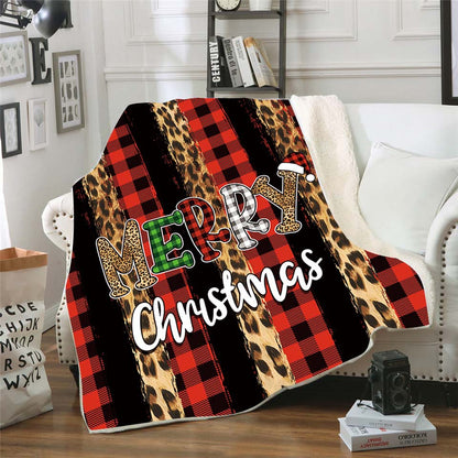 Double Thick Warm Throw Blankets for Christmas