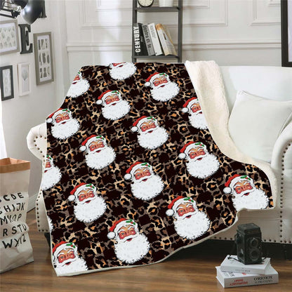 Double Thick Warm Throw Blankets for Christmas