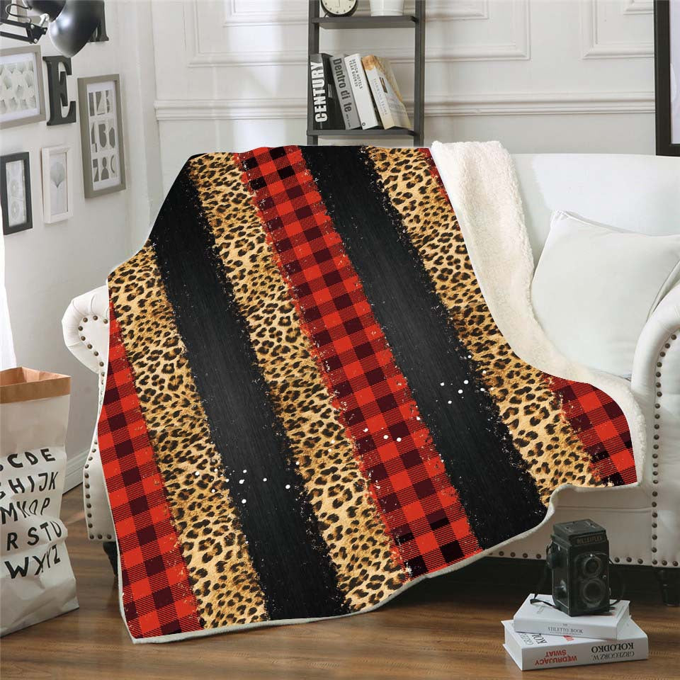 Double Thick Warm Throw Blankets for Christmas