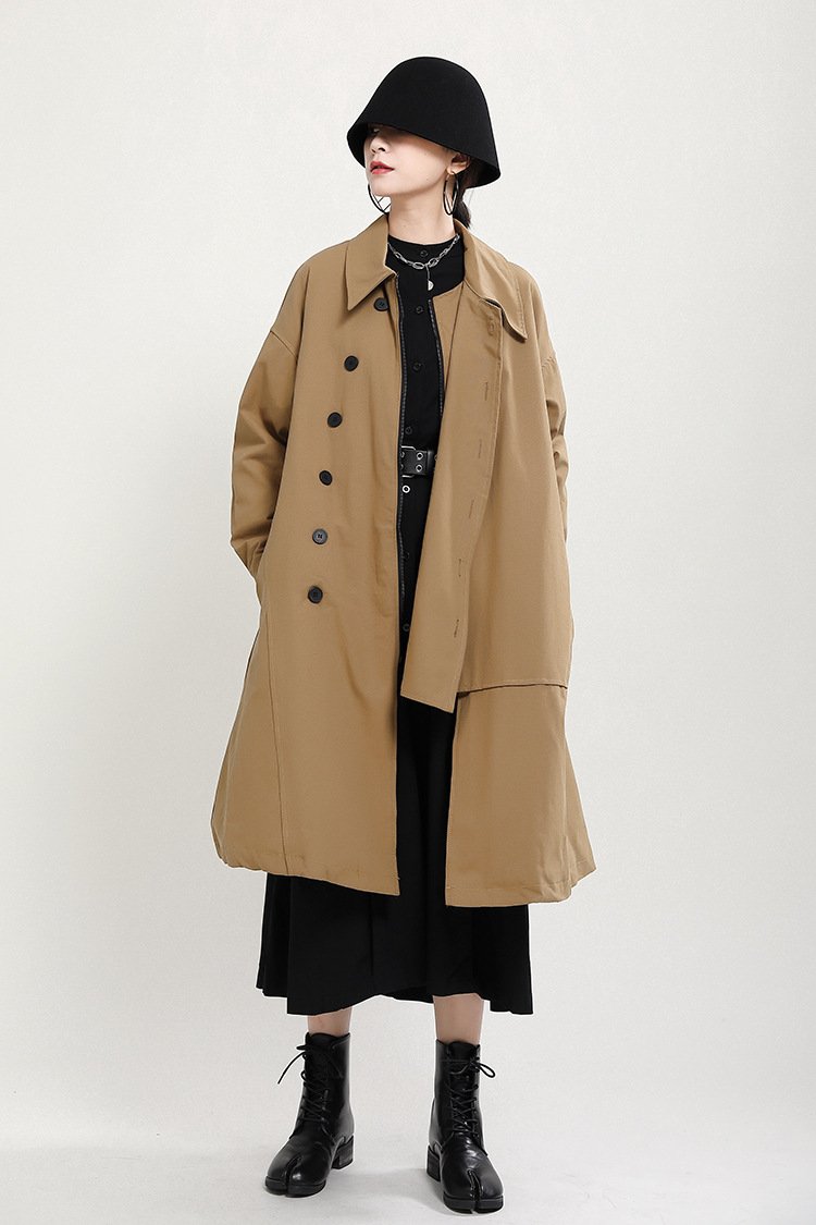 Women Irregular Winter Thicken Overcoat