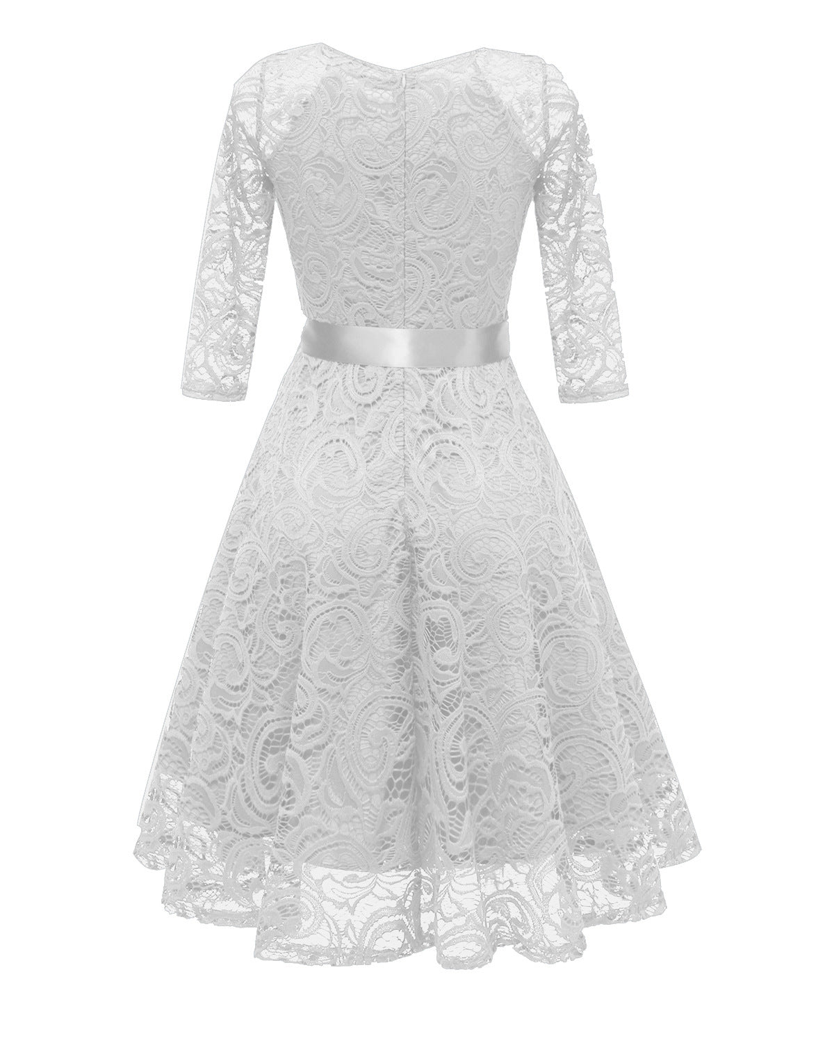 Elegant Long Sleeves Lace Dresses