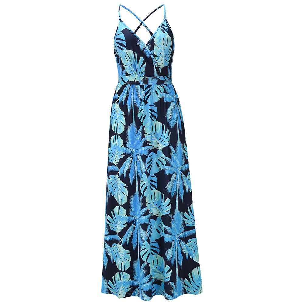 Women Summer Bohemian Long Dresses-STYLEGOING
