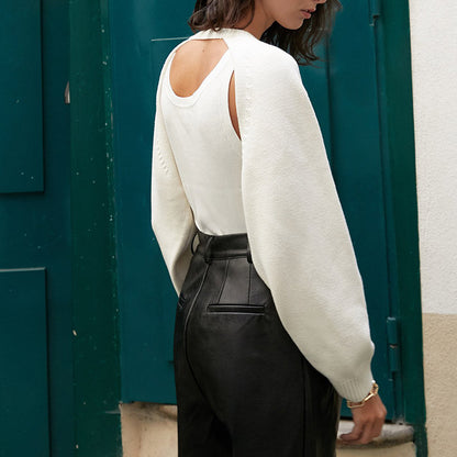 Sexy Designed Chain Knitting Long Sleeves Cover
