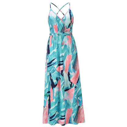 Women Summer Bohemian Long Dresses-STYLEGOING