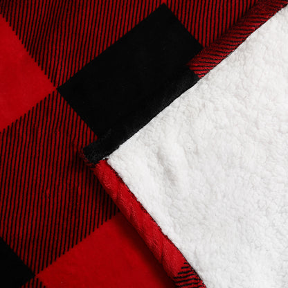 Fashion Fleece Cozy Pullover Long TV Blanket for Lazy People