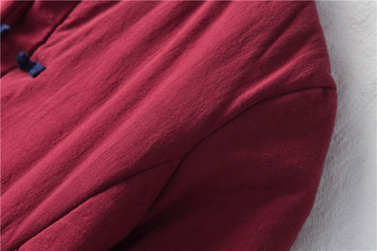 Vintage Cotton Winter Long Overcoats for Women