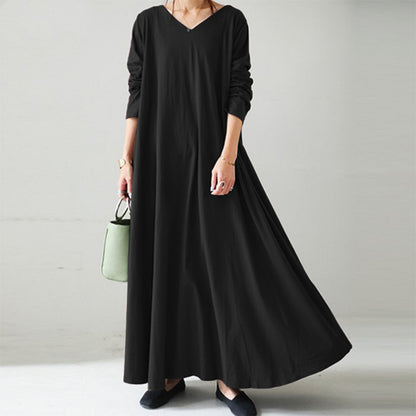 Casual Women Long Dresses Cozy Dresses