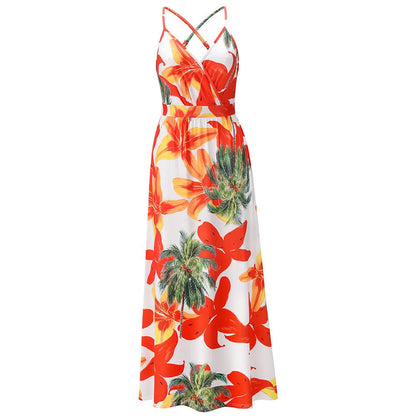 Women Summer Bohemian Long Dresses-STYLEGOING