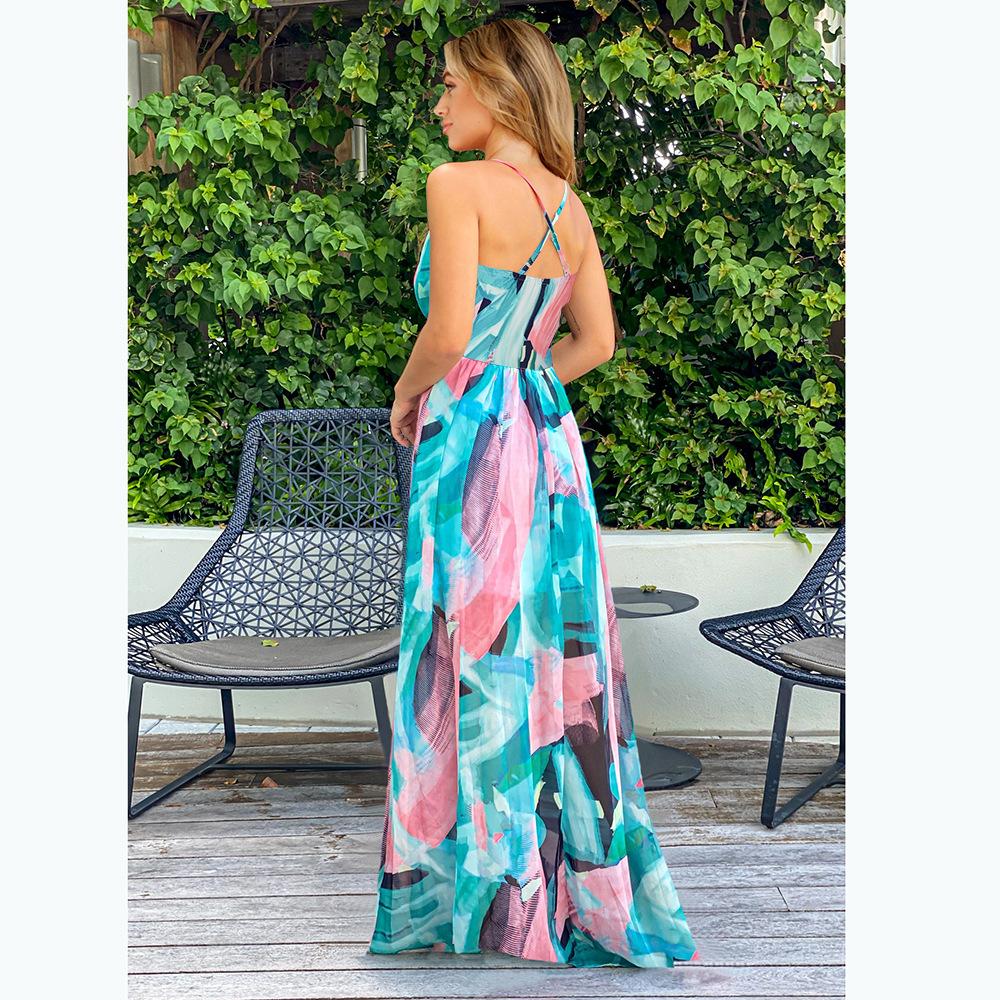 Women Summer Bohemian Long Dresses-STYLEGOING
