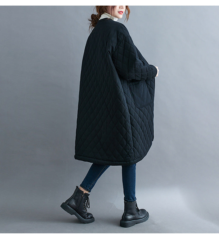 Winter Cotton Plus Sizes Coats for Women