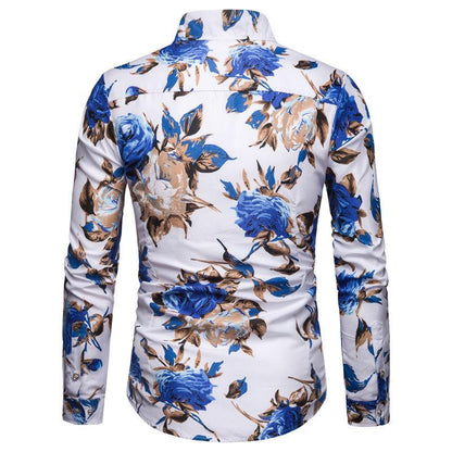 Plus Sizes Men Long Sleeves Shirts-STYLEGOING