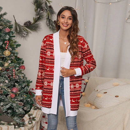 Christmas Knitted Coats for Women