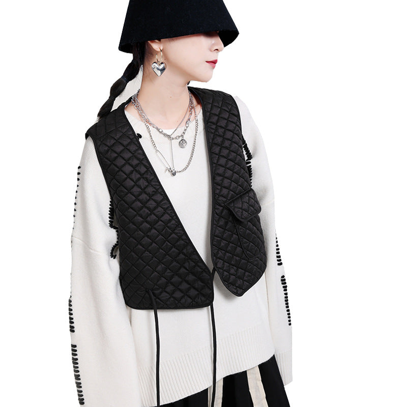 Winter Cotton Designed Vest for Women