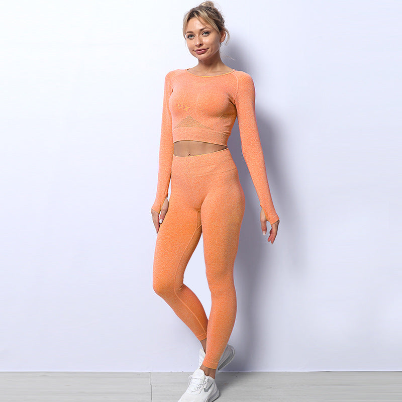 Sexy Sports Long Sleeves Yoga Suits