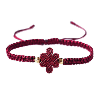 Hand-woven Cinnabaris Good Luck Bracelets