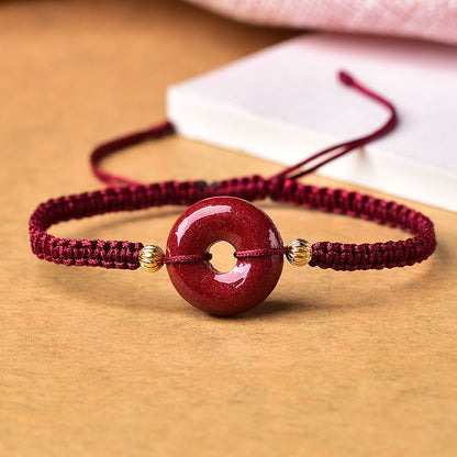 Hand-woven Cinnabaris Good Luck Bracelets