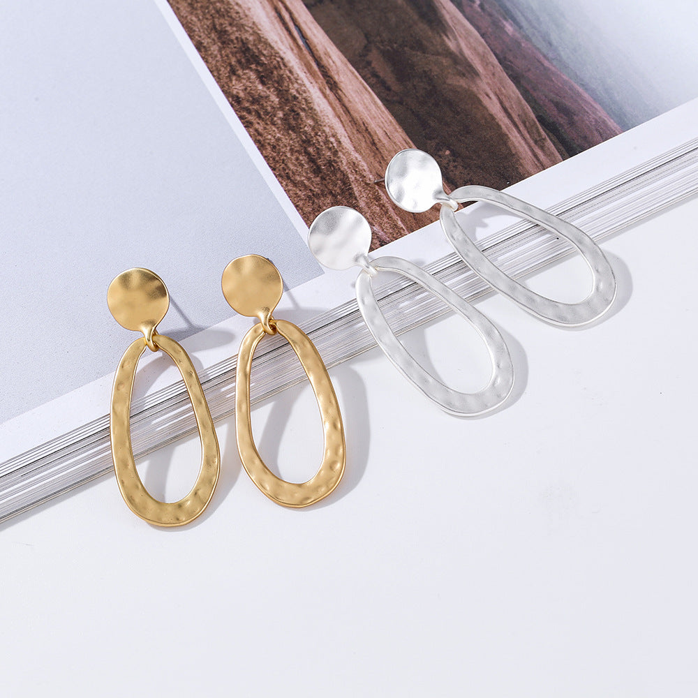 Vintage Bohemian Geometry Print Women Earrings