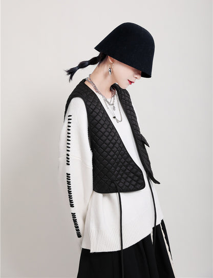 Winter Cotton Designed Vest for Women