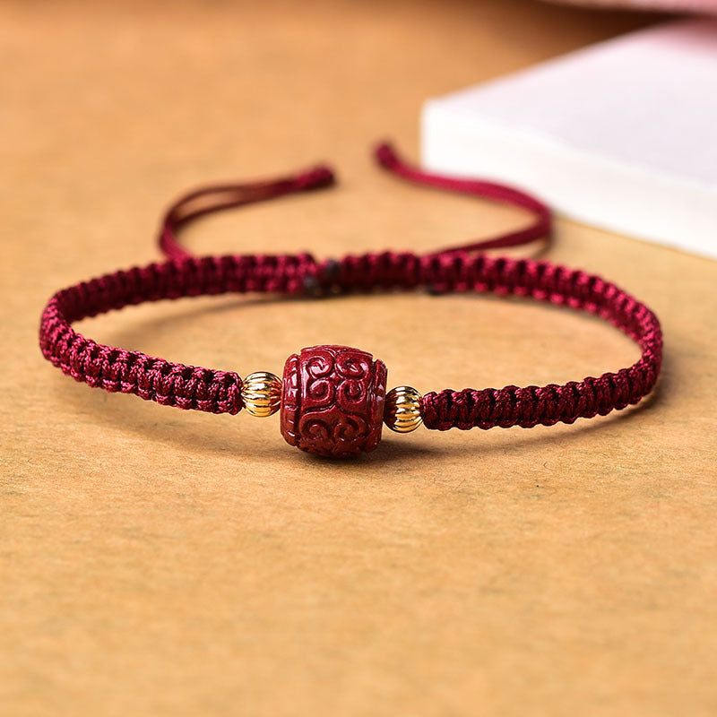 Hand-woven Cinnabaris Good Luck Bracelets