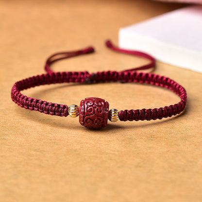 Hand-woven Cinnabaris Good Luck Bracelets