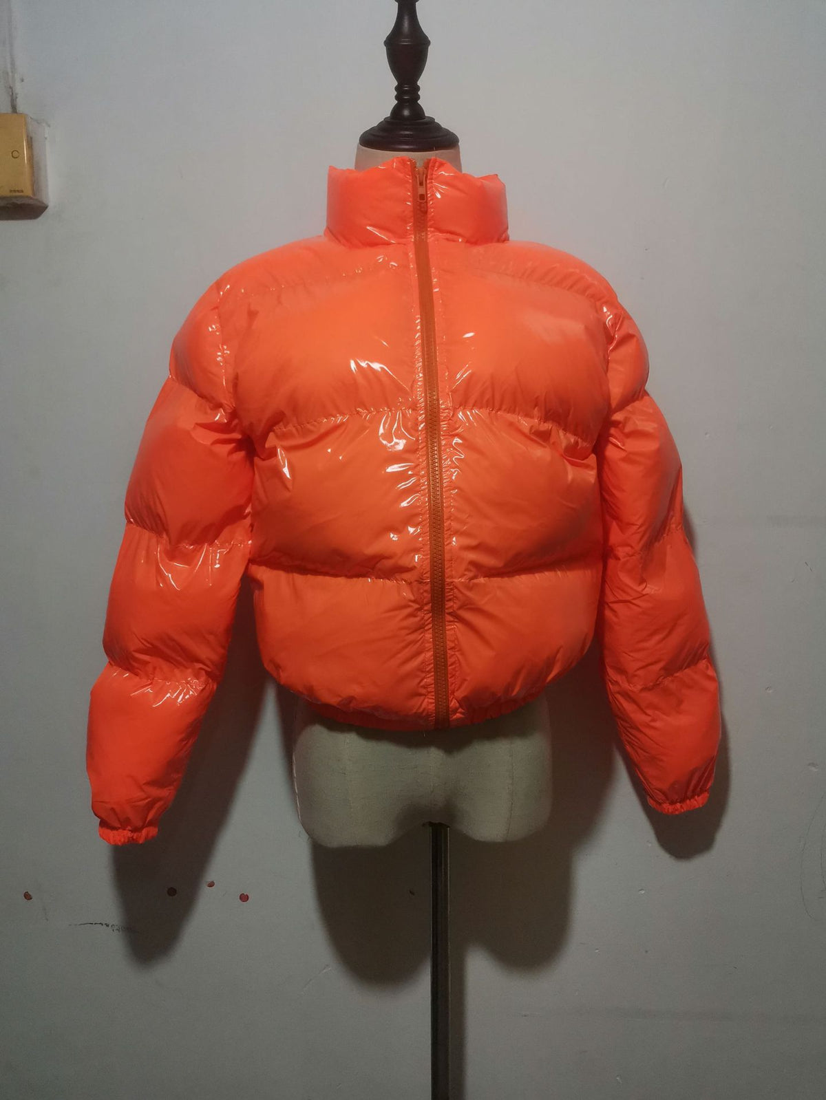 Winter Bright Color Women Short Overcoats-STYLEGOING