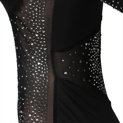 Sexy See Through Rhinestone Night Club Suits-STYLEGOING