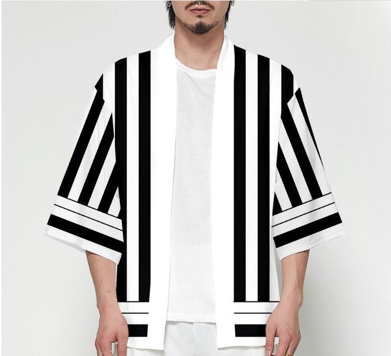 Simple Design Kimono for Women and Men