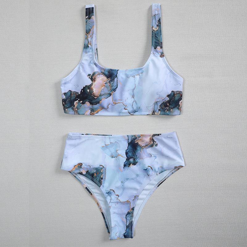 Sexy Straps High Waist Bikini Swimsuits-STYLEGOING