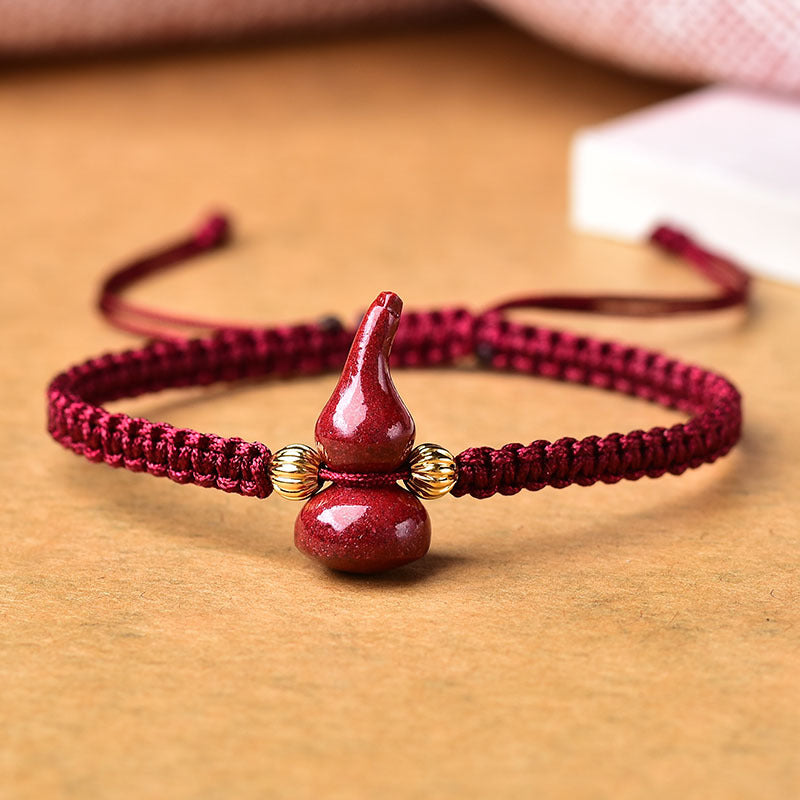 Hand-woven Cinnabaris Good Luck Bracelets