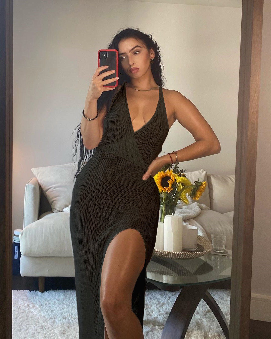 Sexy Summer Backless See Through Beach Dresses