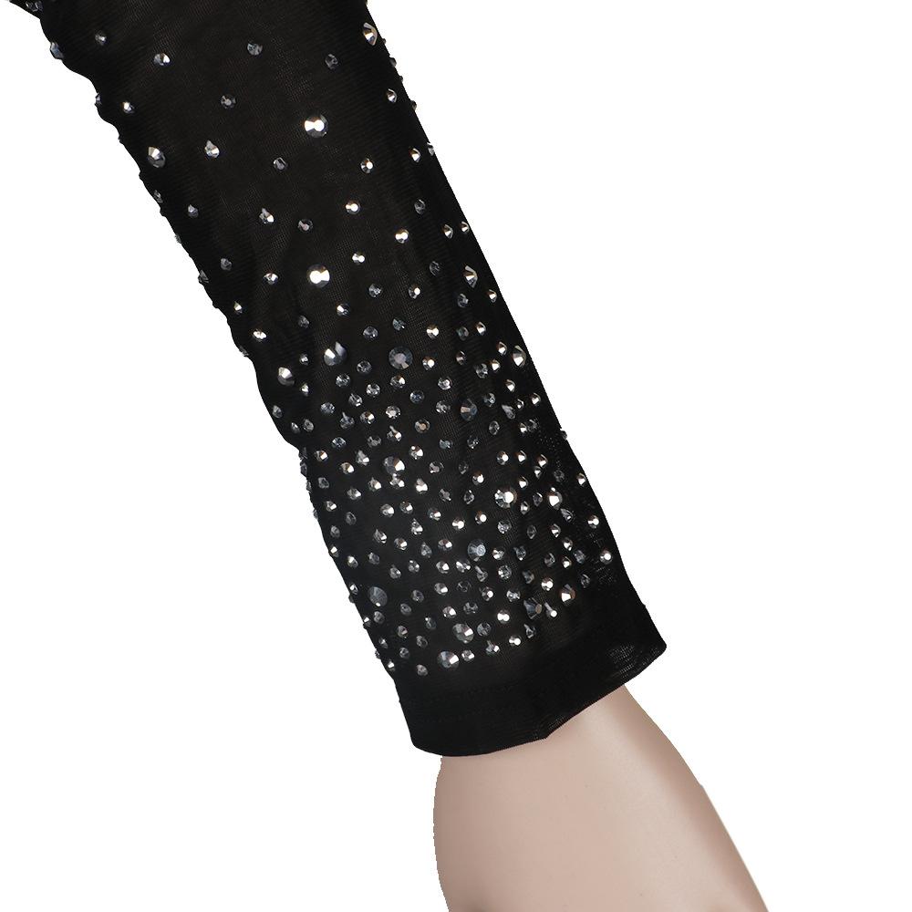 Sexy See Through Rhinestone Night Club Suits-STYLEGOING