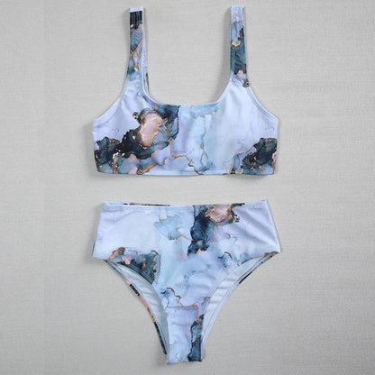 Sexy Straps High Waist Bikini Swimsuits-STYLEGOING