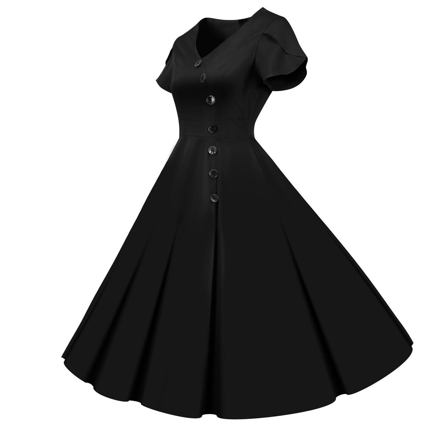 Vintage Short Sleeves Women Dresses