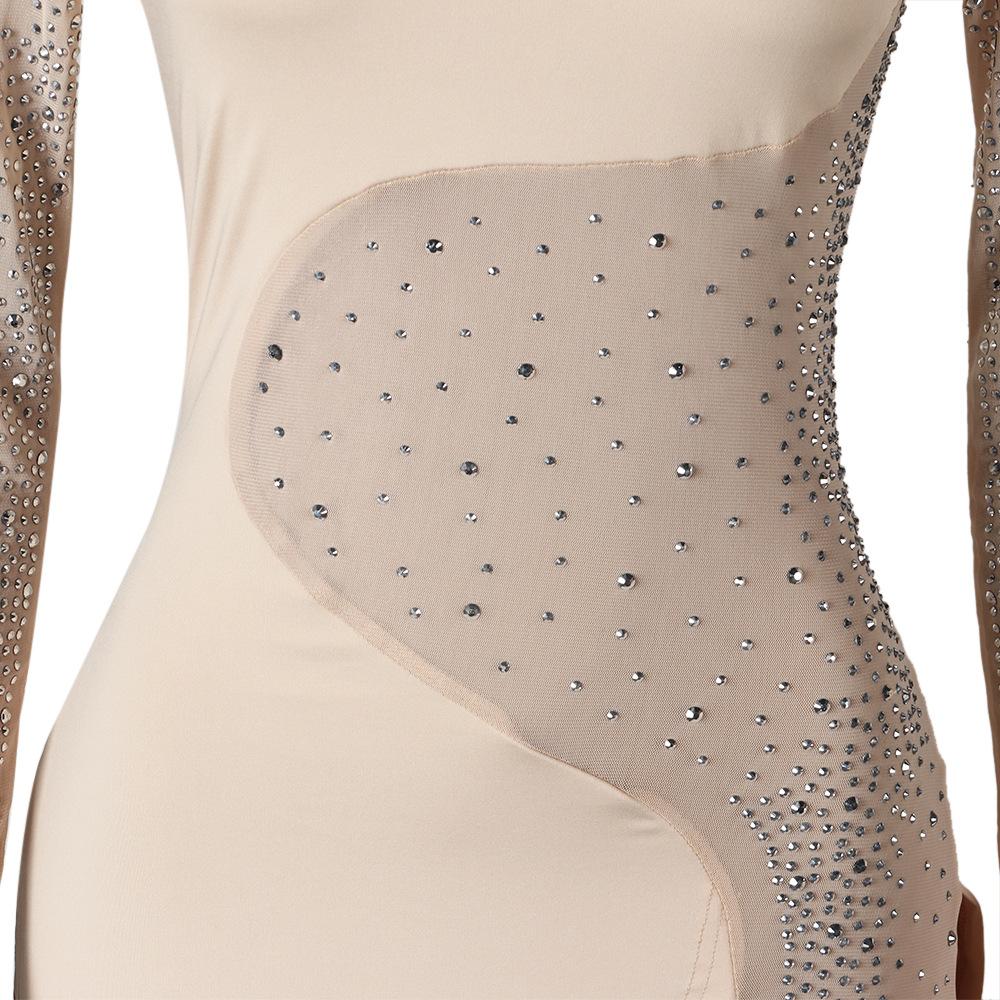 Sexy See Through Rhinestone Night Club Suits-STYLEGOING