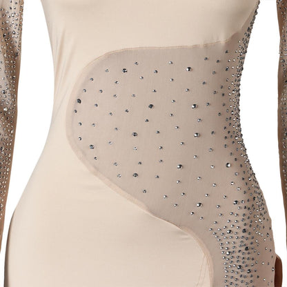 Sexy See Through Rhinestone Night Club Suits-STYLEGOING
