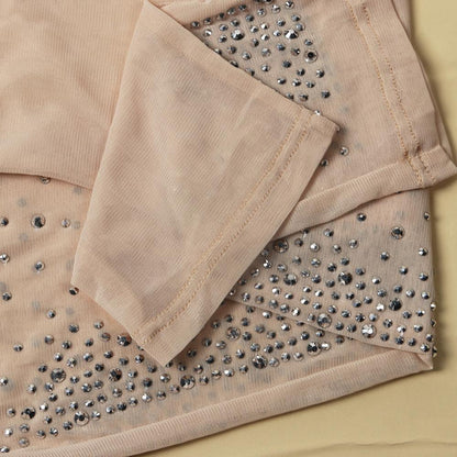 Sexy See Through Rhinestone Night Club Suits-STYLEGOING