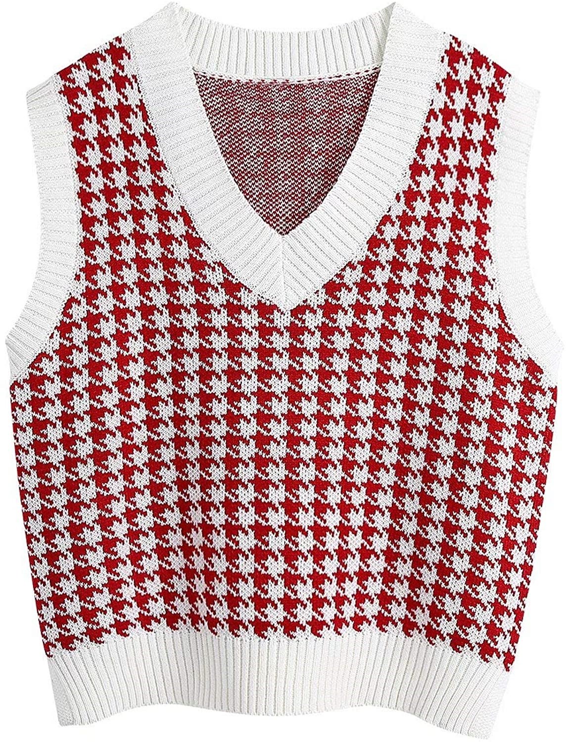 Fashion Sleeveless Women Knitting Vest