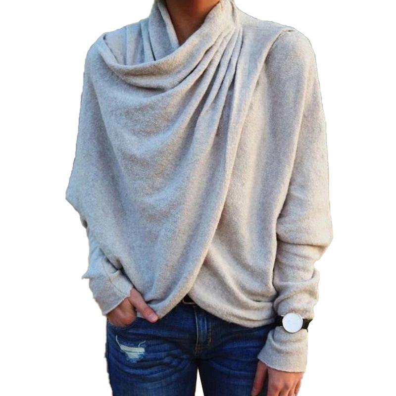 Women Winter Loose Irregular Hoodies-STYLEGOING