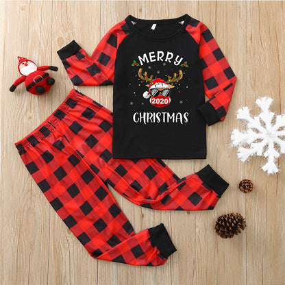 Merry Christmas Casual Parent-Child Pajamas