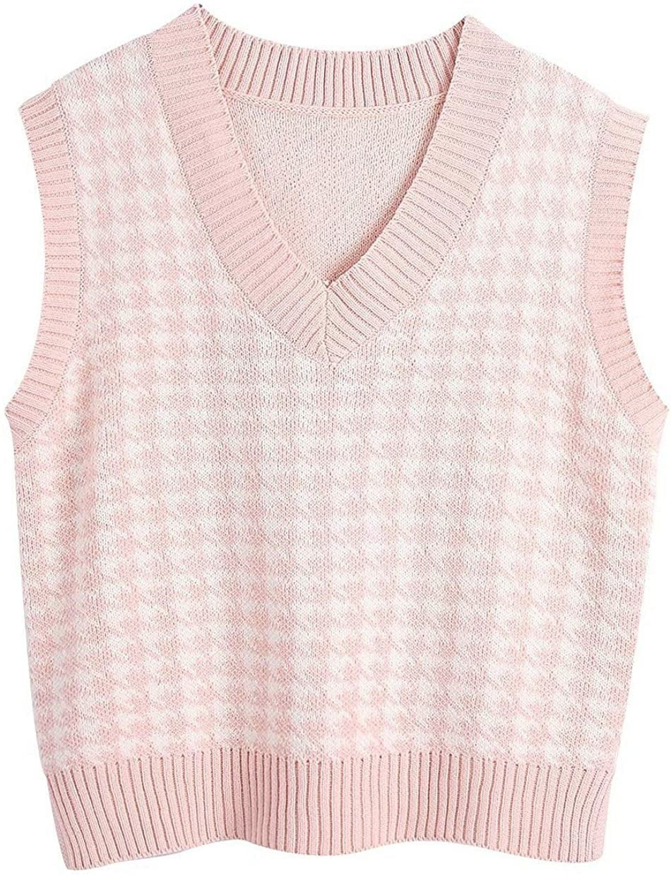 Fashion Sleeveless Women Knitting Vest