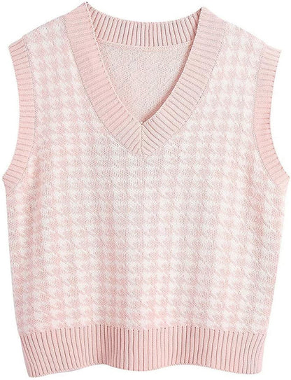 Fashion Sleeveless Women Knitting Vest