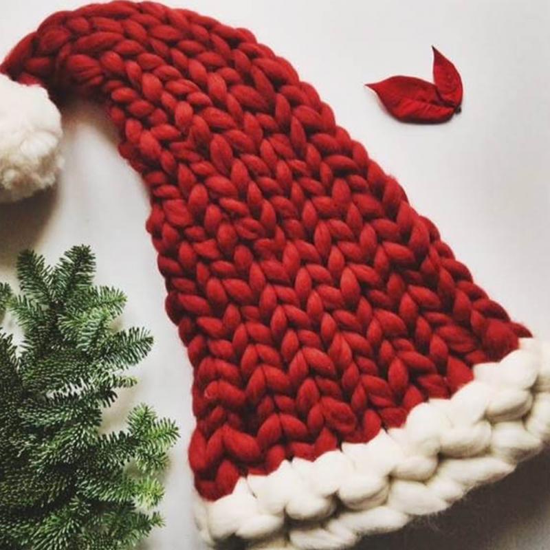 Merry Christmas Parent-kids Crochet Hats