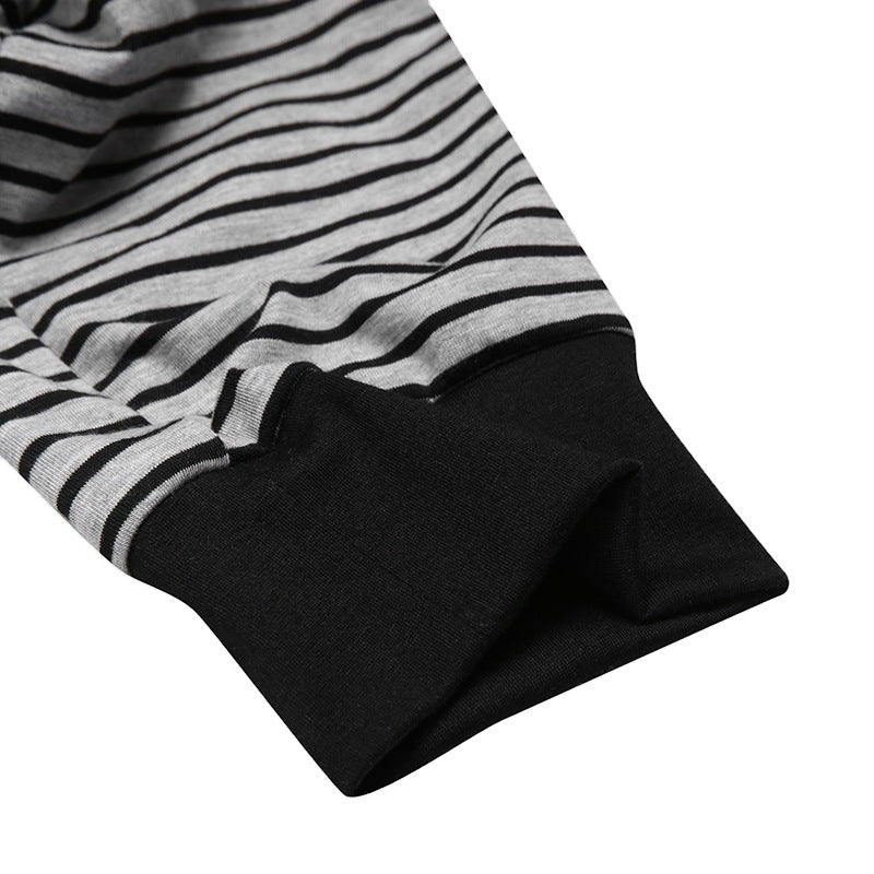 Casual Long Sleeves Jumpsuits Sleepwear for Men