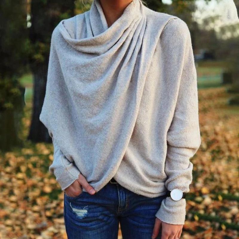Women Winter Loose Irregular Hoodies-STYLEGOING