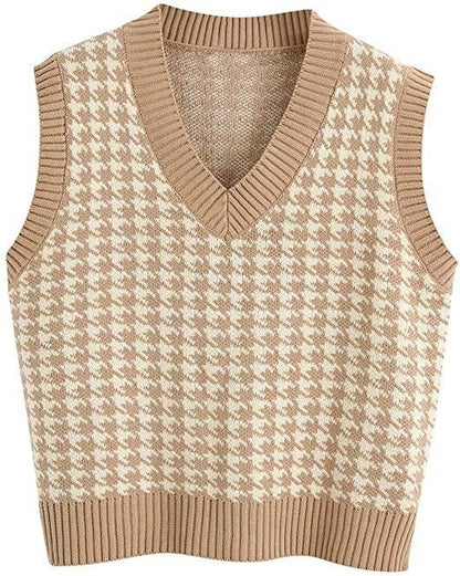 Fashion Sleeveless Women Knitting Vest