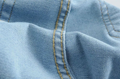 Casual High Waist Trumpet Women Long Jeans