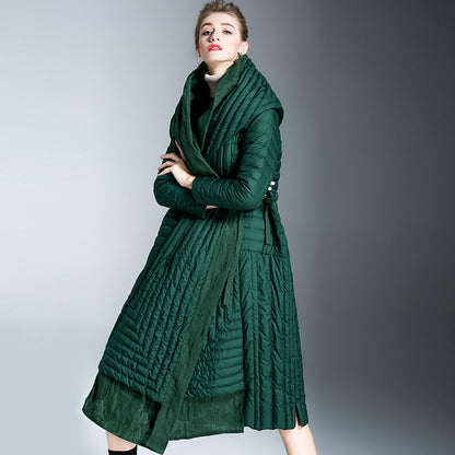 Winter Warm Long Down Overcoats for Women