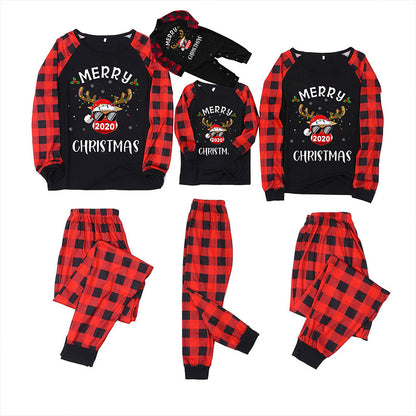 Merry Christmas Casual Parent-Child Pajamas