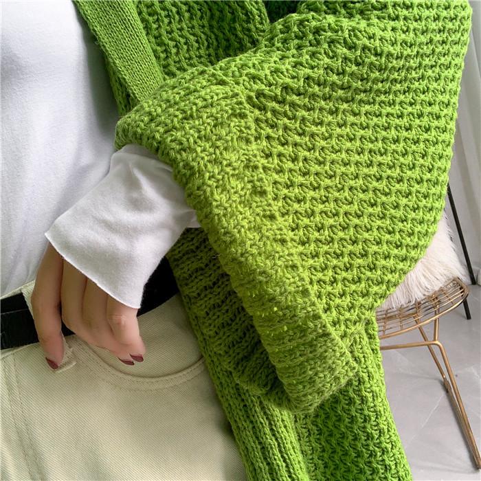 Plus Sizes Loose Knitting Women Overcoat-STYLEGOING